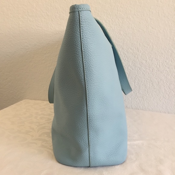 Jack George large blue leather tote - Picture 4 of 12